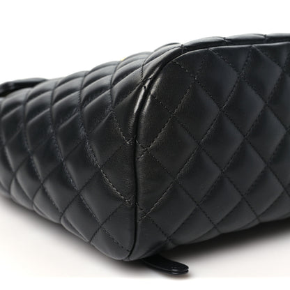 Chanel Calfskin Quilted Small Urban Spirit Backpack Black 9 of 11