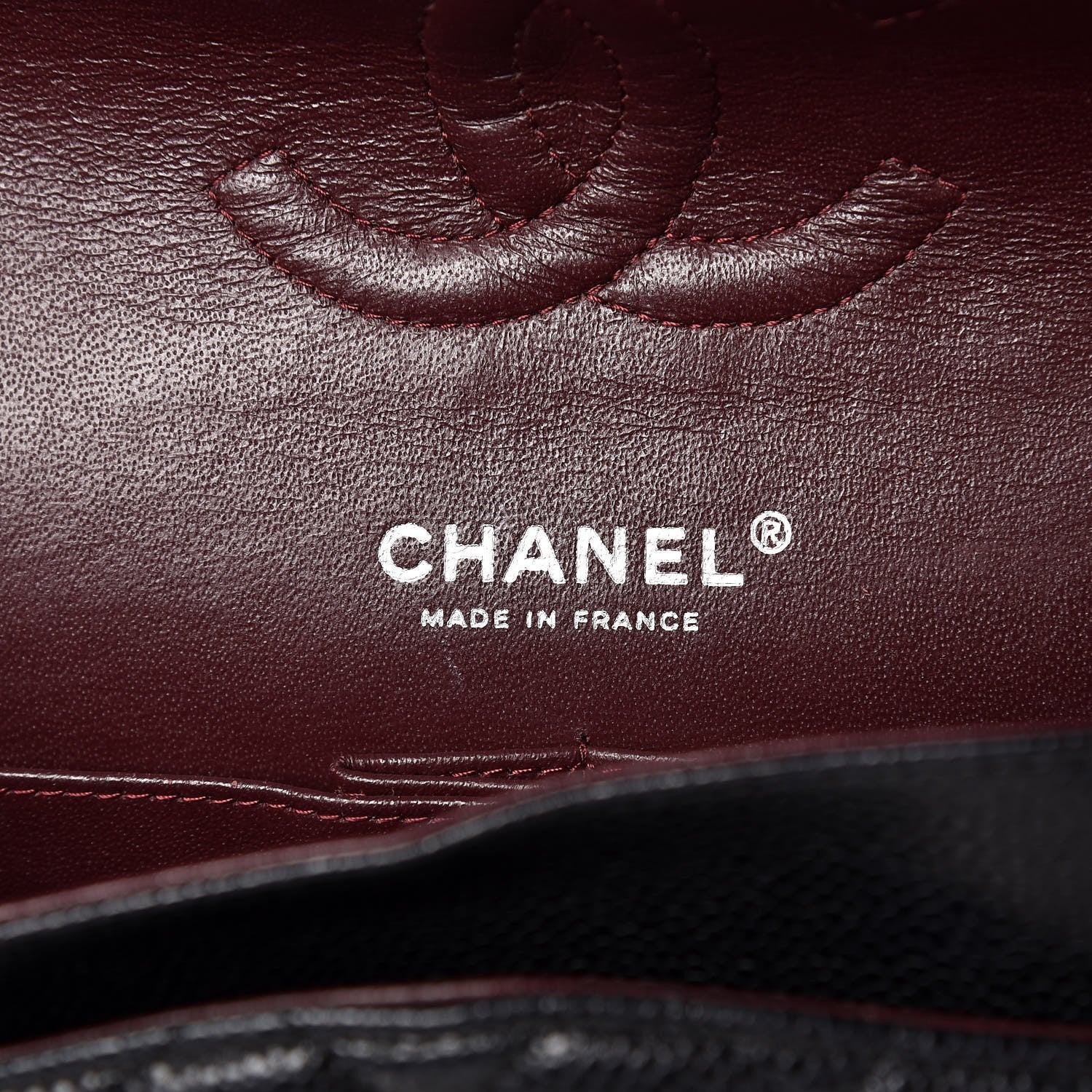 Chanel Caviar Quilted Medium Double Flap Black 6 of 7