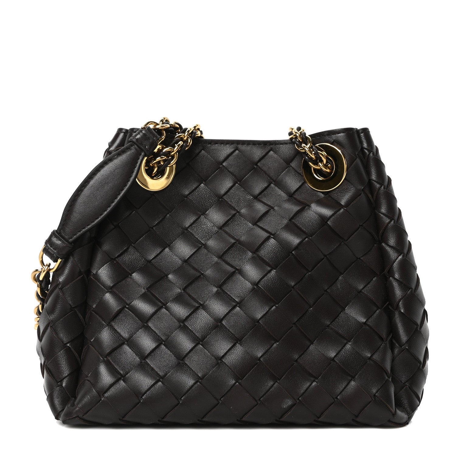 Bottega Veneta Nappa Intrecciato Small Parachute Chain Shoulder Bag Fondant 1 of 9