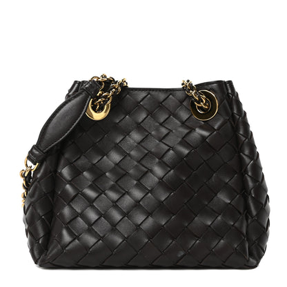 Bottega Veneta Nappa Intrecciato Small Parachute Chain Shoulder Bag Fondant 1 of 9