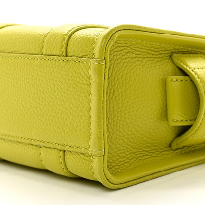 Marc Jacobs Grained Calfskin Micro The Tote Bag Citronella 10 of 10