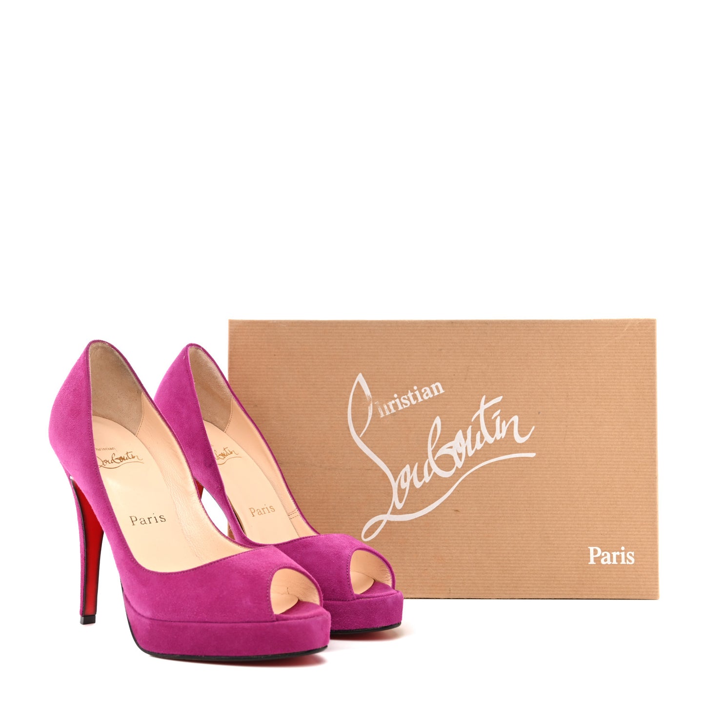 Suede Yoyo Zeppa 120 Pumps 36 Magenta