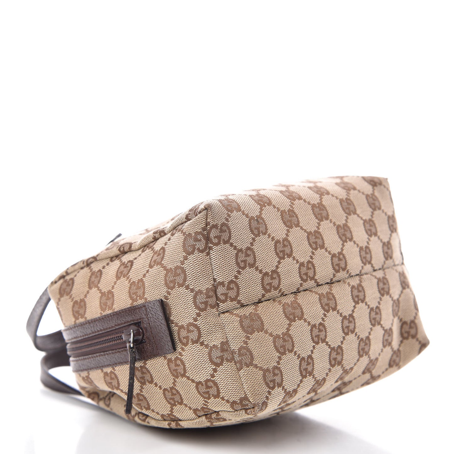 Monogram Calfskin Large Balthus Cosmetic Pouch Beige Ebony Cocoa