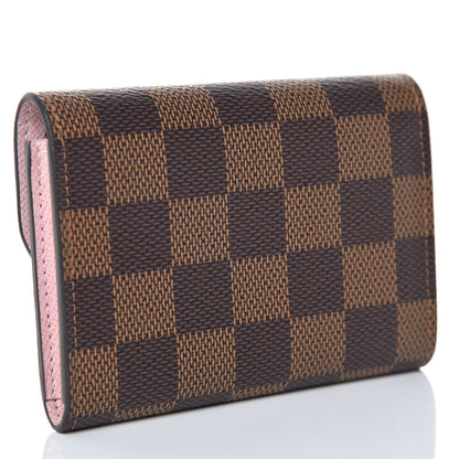 Louis Vuitton Damier Ebene Rosalie Coin Purse Rose Ballerine 3 of 8