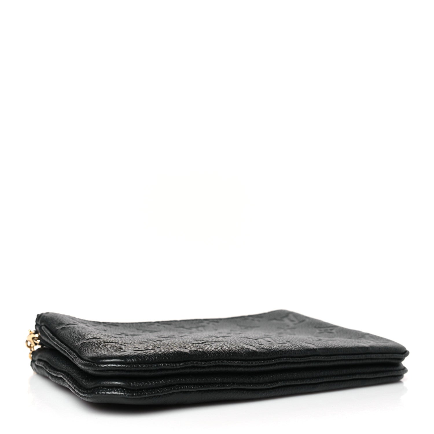 Louis Vuitton Empreinte Double Zip Pochette Black 4 of 10