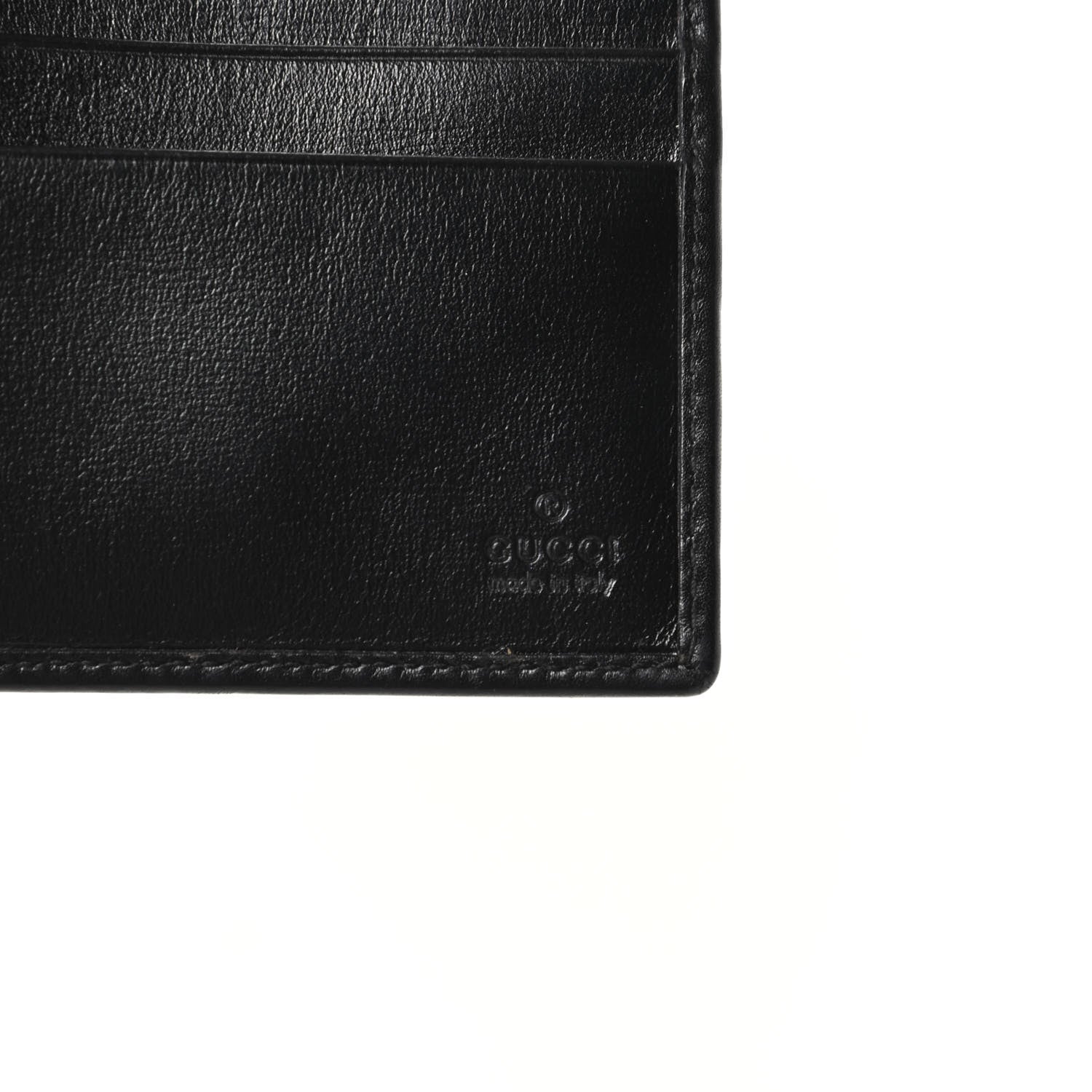 Gucci Calfskin Bi-Fold Wallet Black 6 of 7