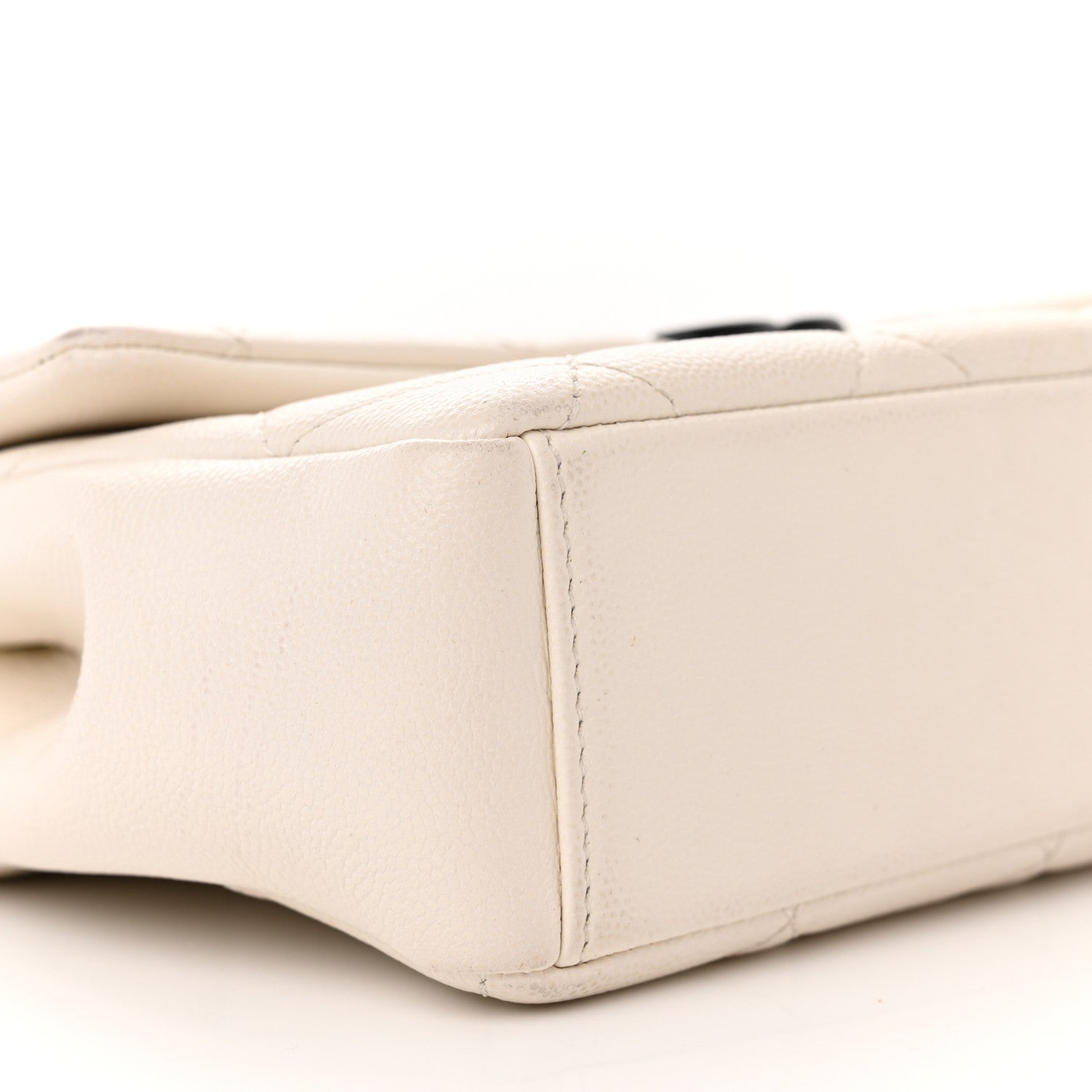 Chanel Caviar Quilted My Everything Flap White Black 9 of 13