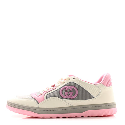 Gucci Dali Soft Calfskin Womens Mac80 Sneakers 39.5 Off White Grey Sky Light Rose 1 of 10