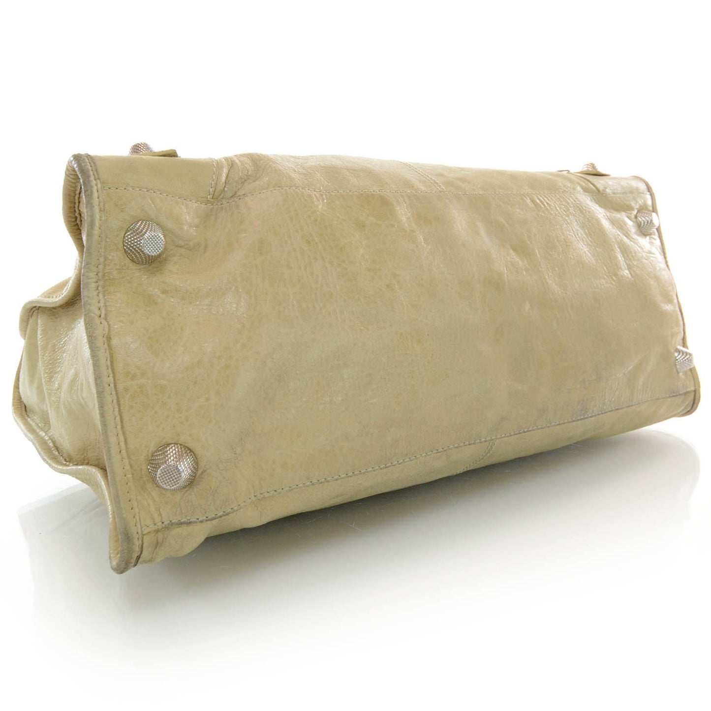 Agneau Giant 21 Silver Hardware Work Praline