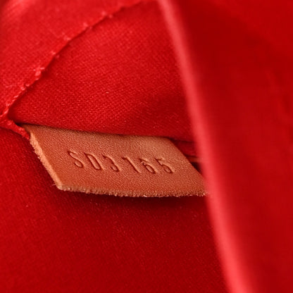 Louis Vuitton Vernis Alma BB Cherry 8 of 13