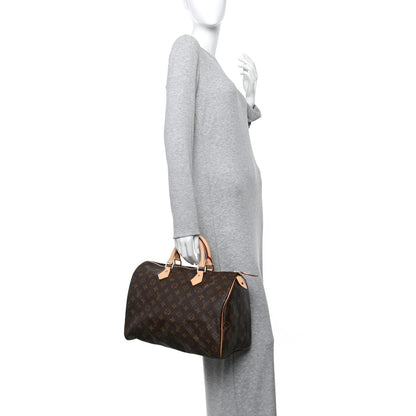 Louis Vuitton Monogram Speedy 35 2 of 9