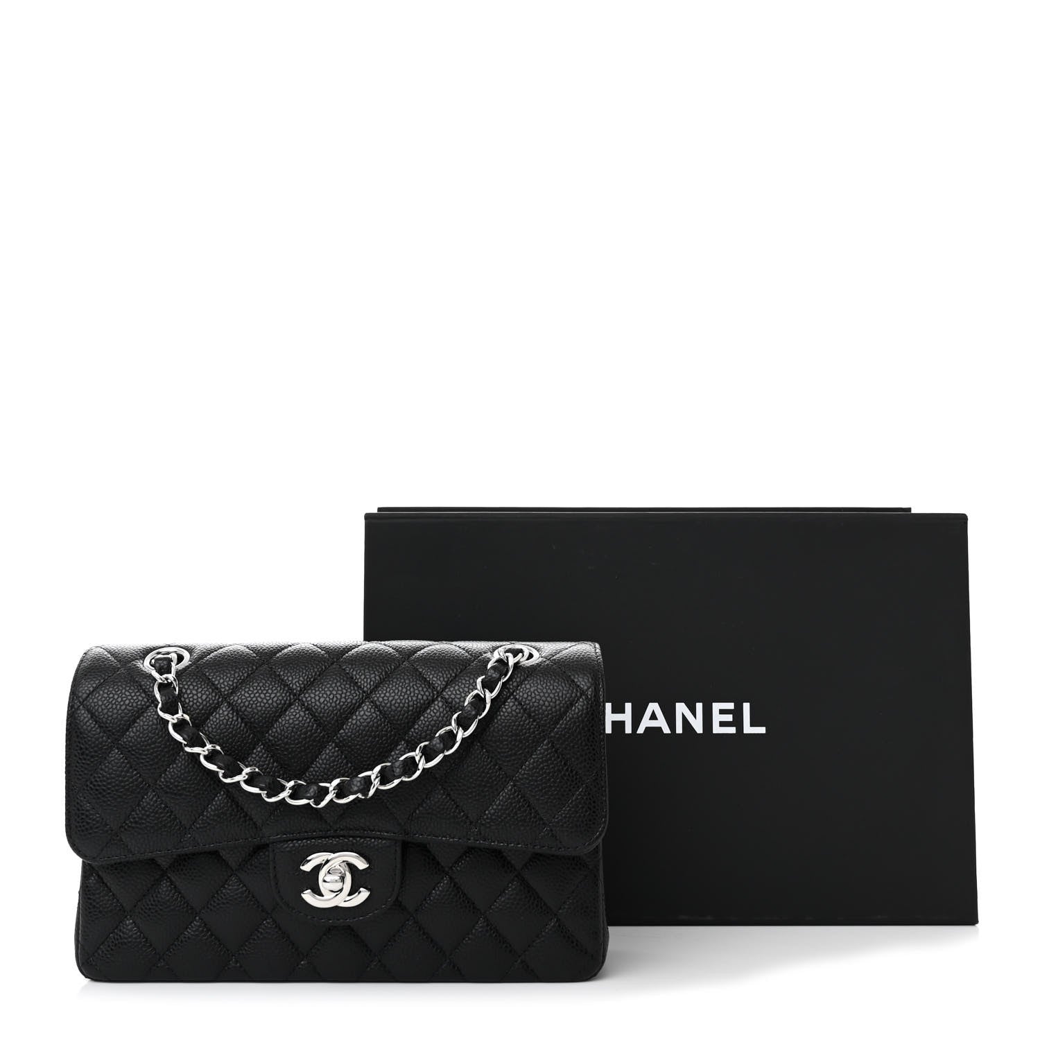Chanel Caviar Quilted Small Double Flap Black 11 of 11