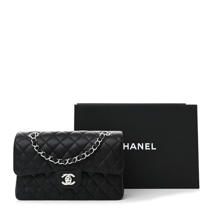 Chanel Caviar Quilted Small Double Flap Black 11 of 11
