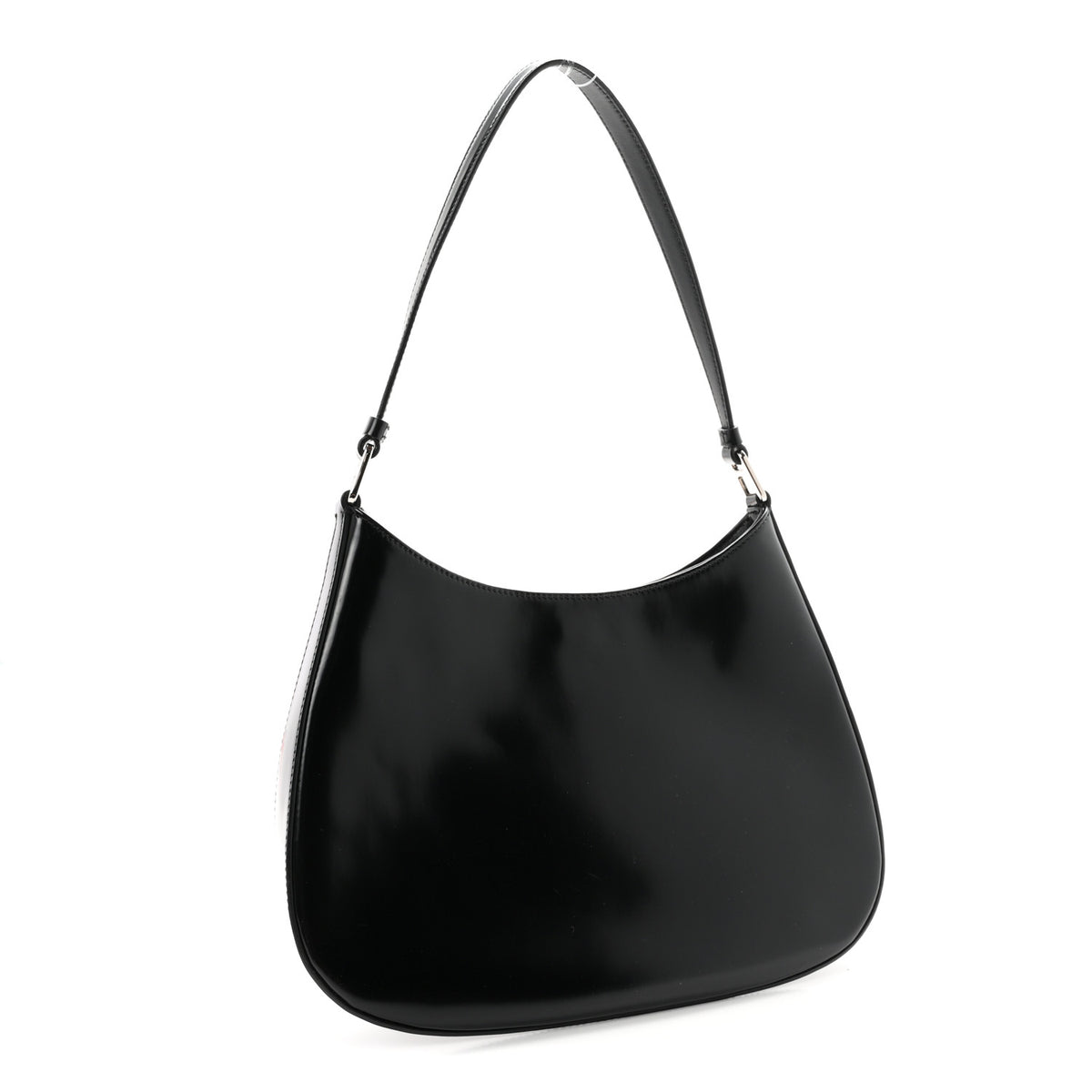 Spazzolato Cleo Shoulder Bag Black
