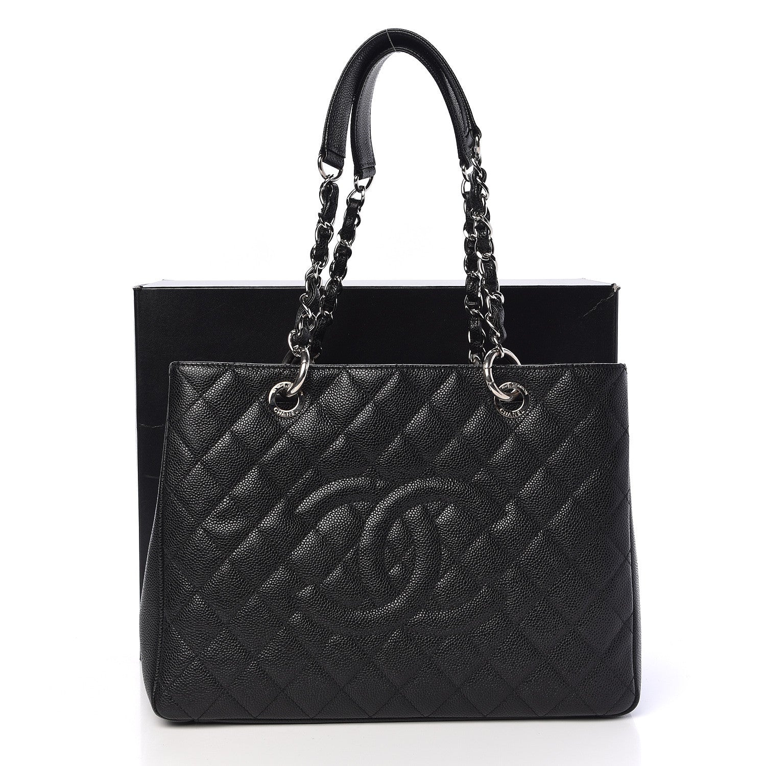 Chanel Caviar Quilted Grand Shopping Tote GST Black 18 of 18