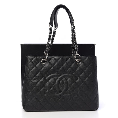 Chanel Caviar Quilted Grand Shopping Tote GST Black 18 of 18
