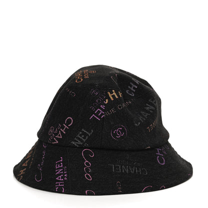 Chanel Denim Mood Cloche Bucket Hat L Black 5 of 7