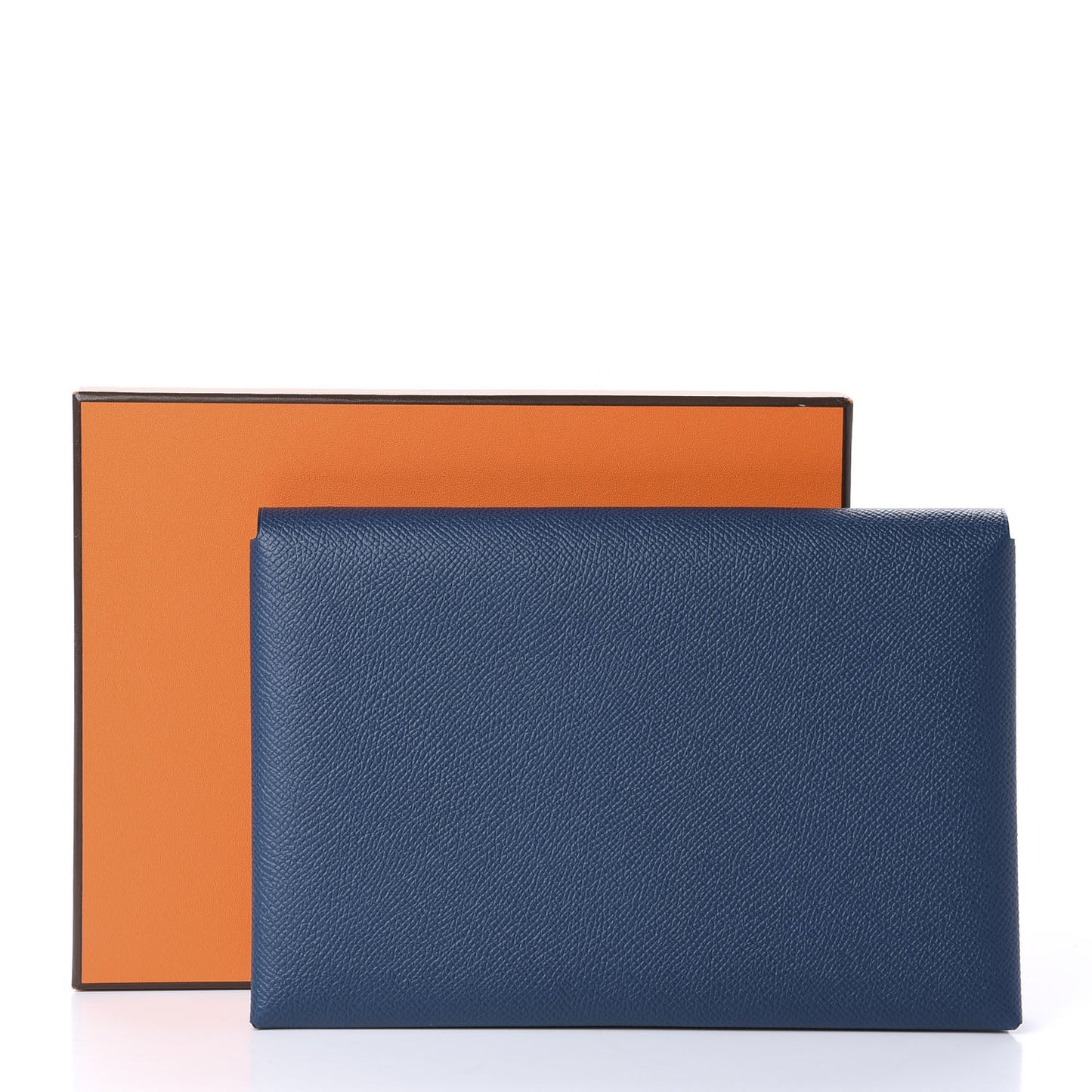 Epsom Calvi Pouch Bleu Agate Black