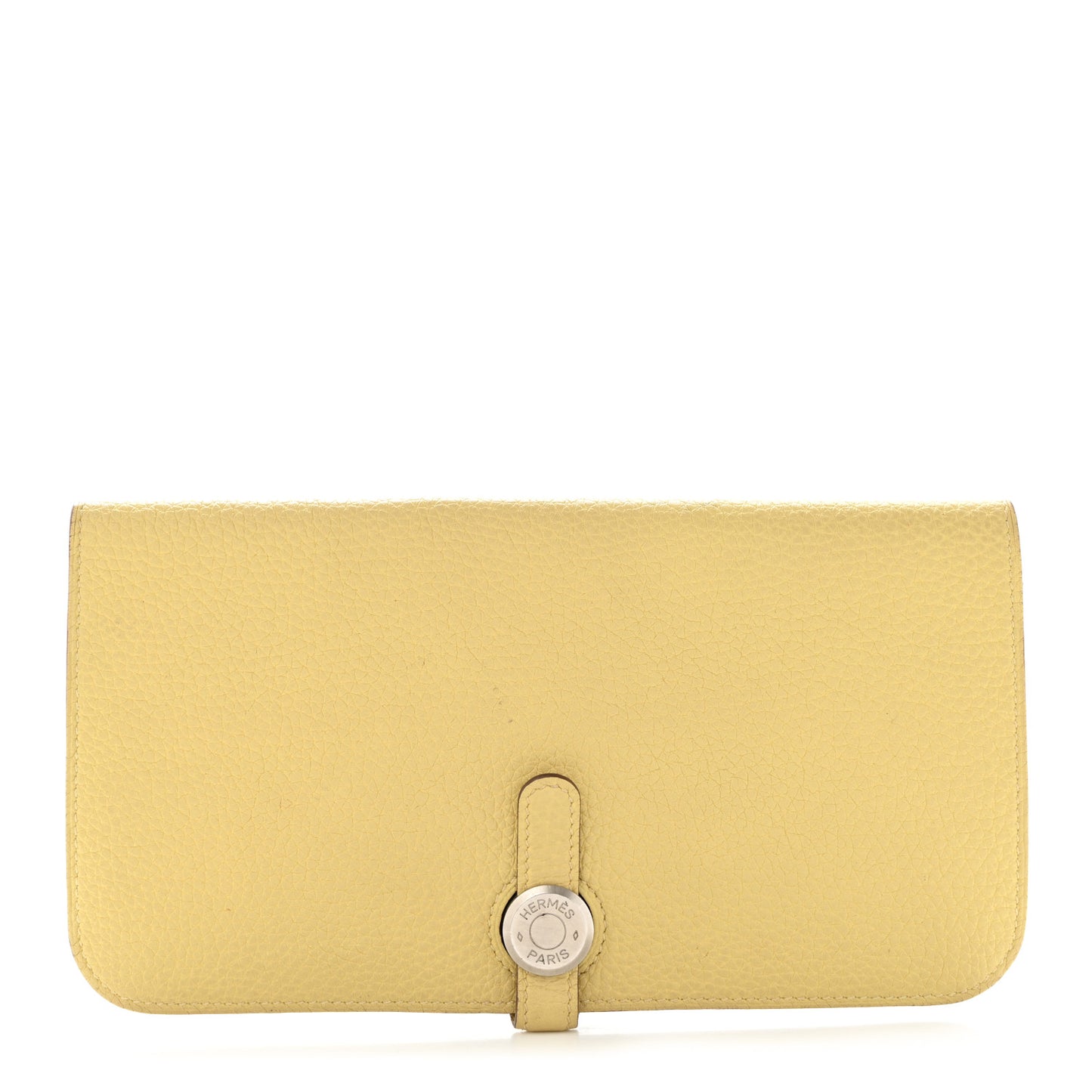 Togo Dogon Recto Verso Wallet Jaune Poussin