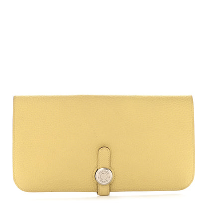 Hermes Togo Dogon Recto Verso Wallet Jaune Poussin 1 of 9