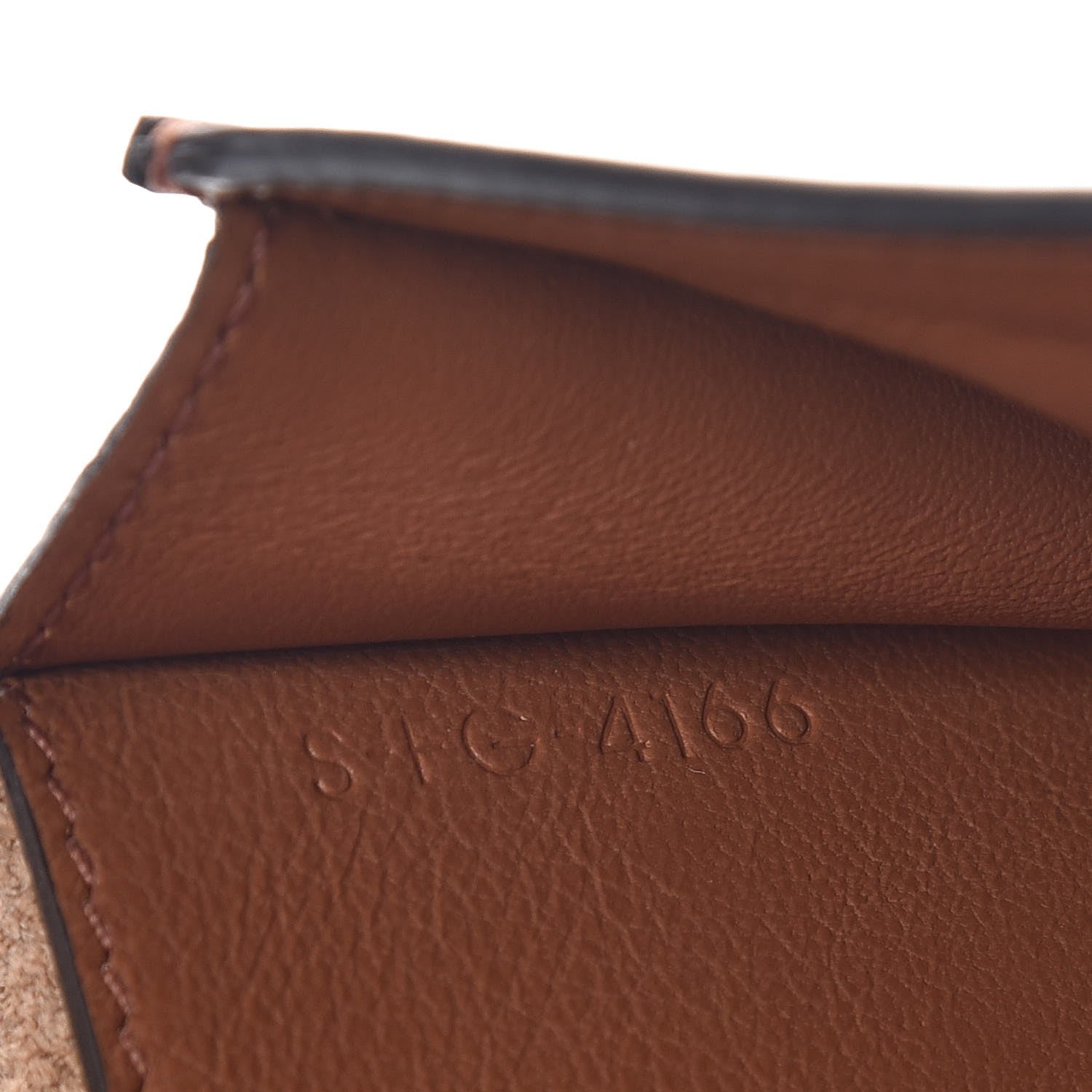 Celine Natural Calfskin Large Multifunction Strap Wallet Tan 7 of 8