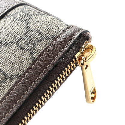 Gucci GG Supreme Monogram Large Ophidia Pouch Clutch Brown 5 of 11
