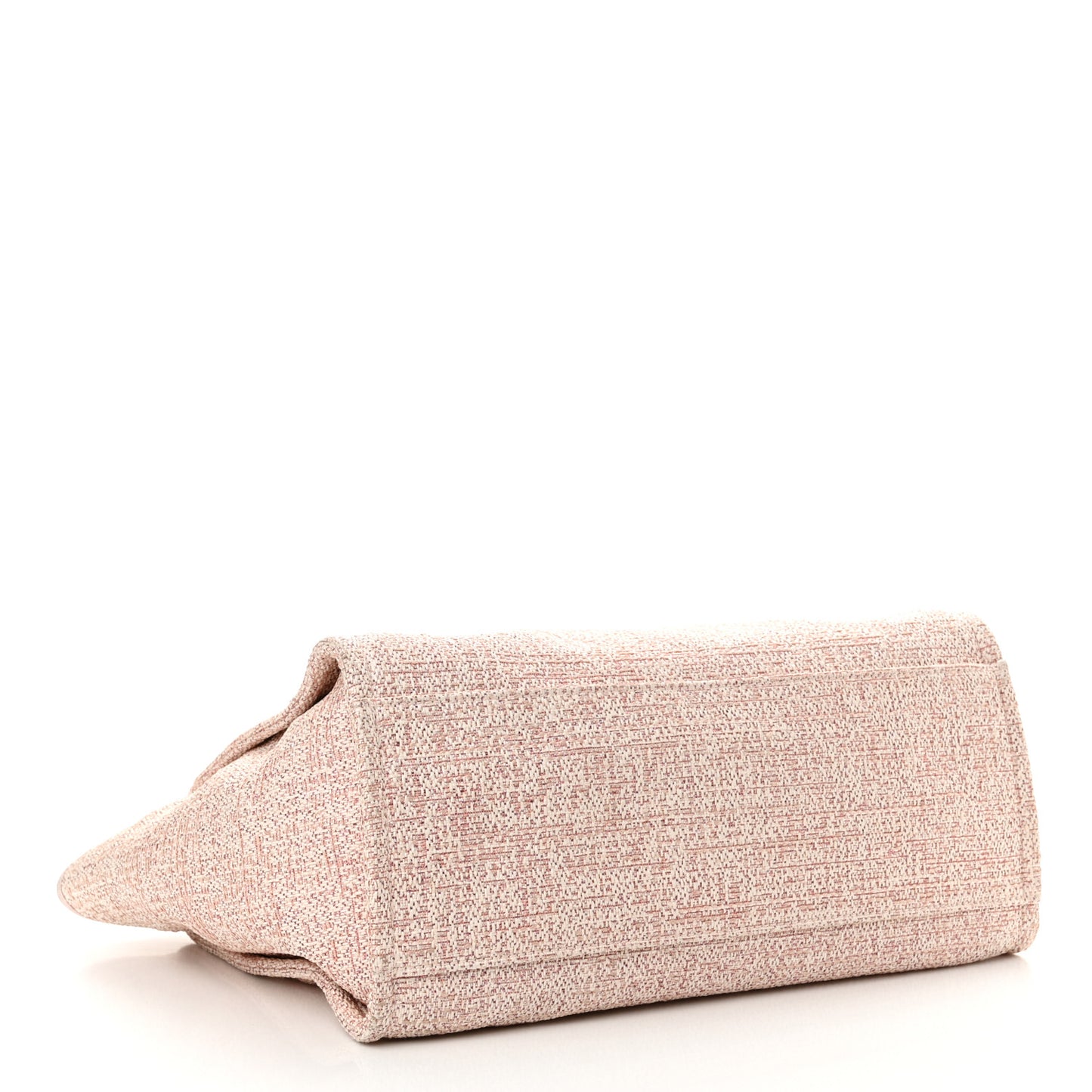 Lurex Boucle Deauville Medium Tote Pink