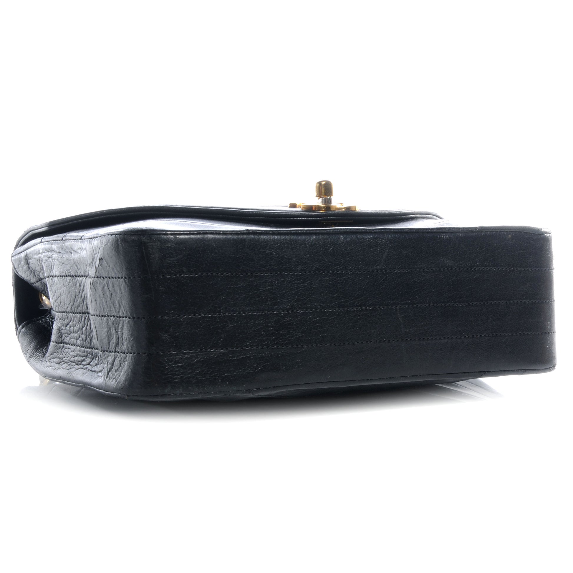 Chanel Lambskin Ribbon Stitched Flap Black 4 of 7