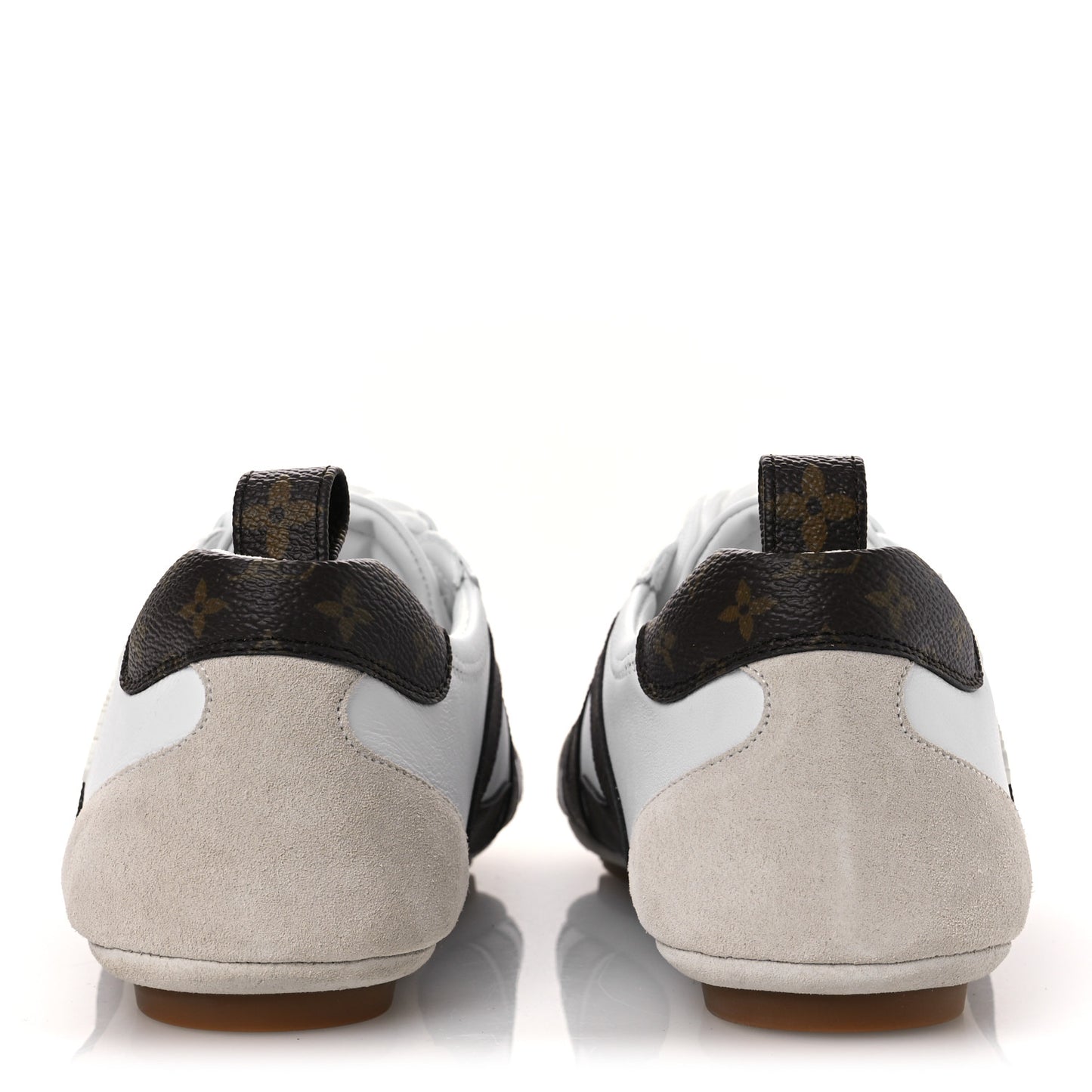 Monogram Calfskin Womens LV Sneakerina 41 White