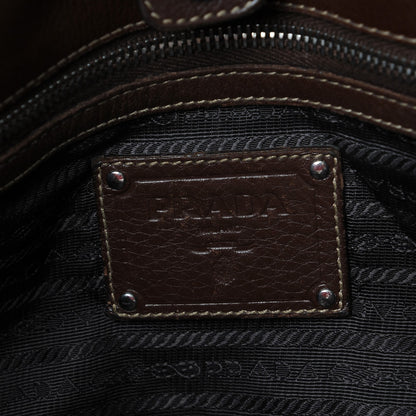 Prada Vitello Daino Tote Bruciato 7 of 12
