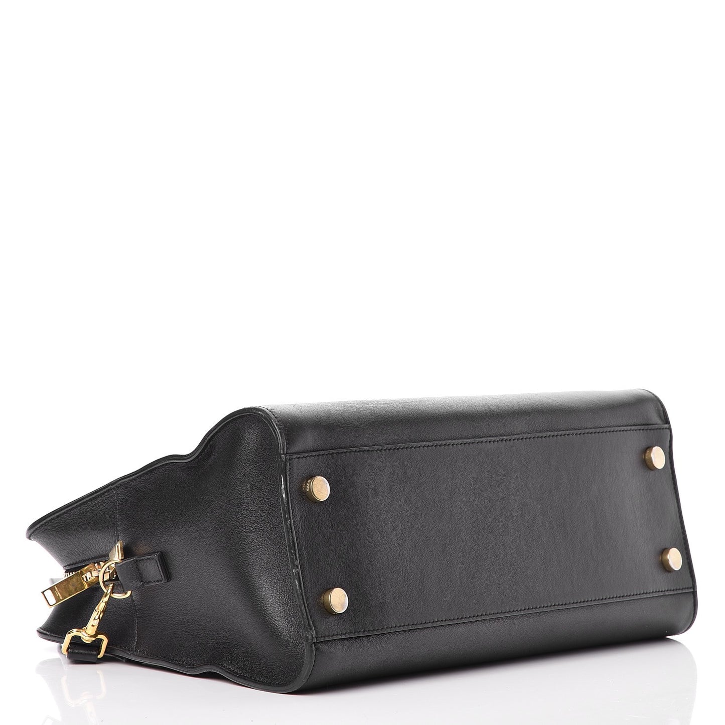Calfskin Small Monogram Cabas Black