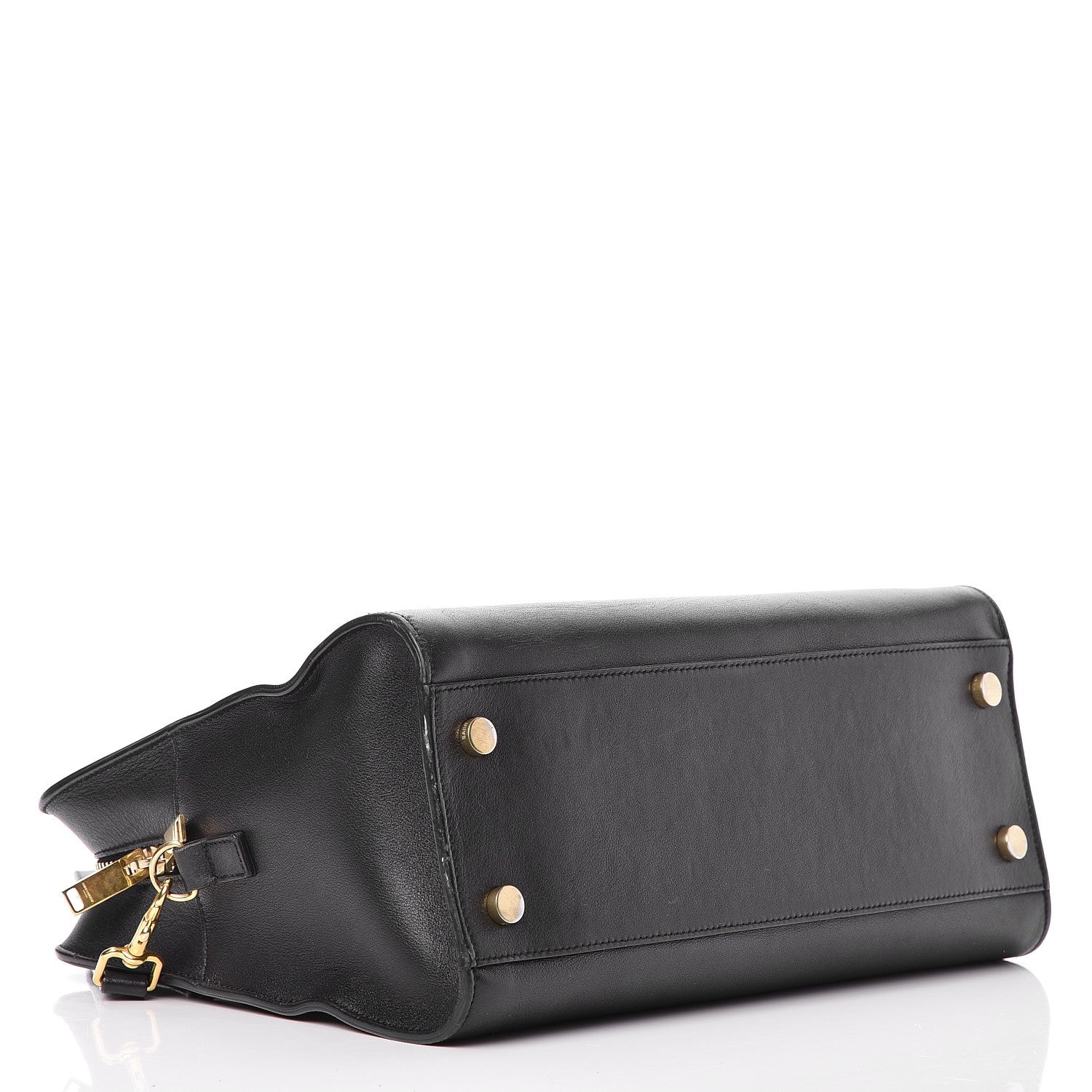 Saint Laurent Calfskin Small Monogram Cabas Black 4 of 15