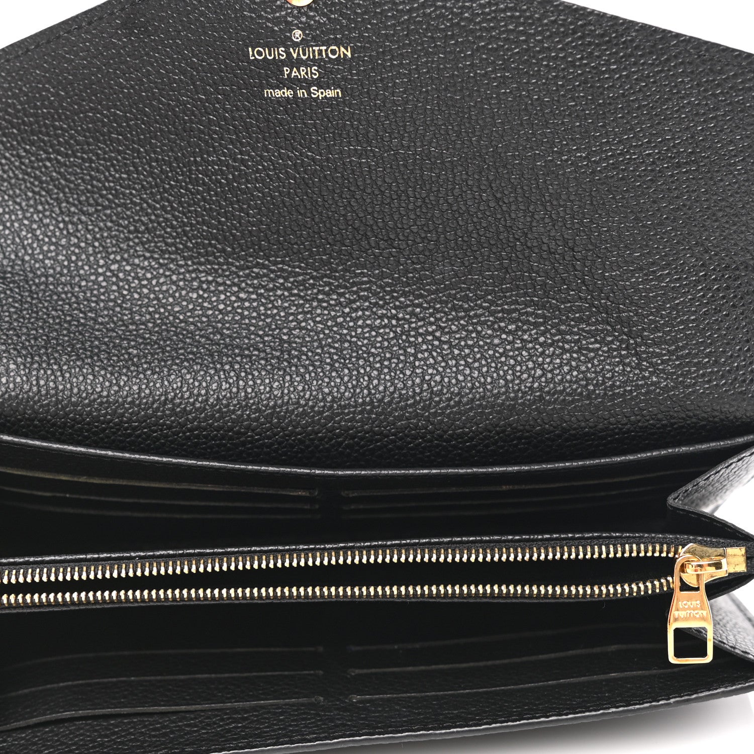 Louis Vuitton Empreinte Sarah Wallet NM Black 5 of 9