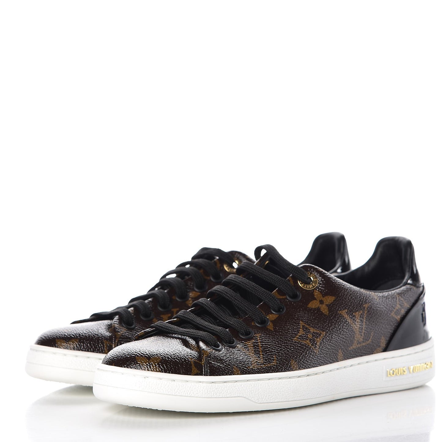 Patent Monogram Frontrow Sneakers 36