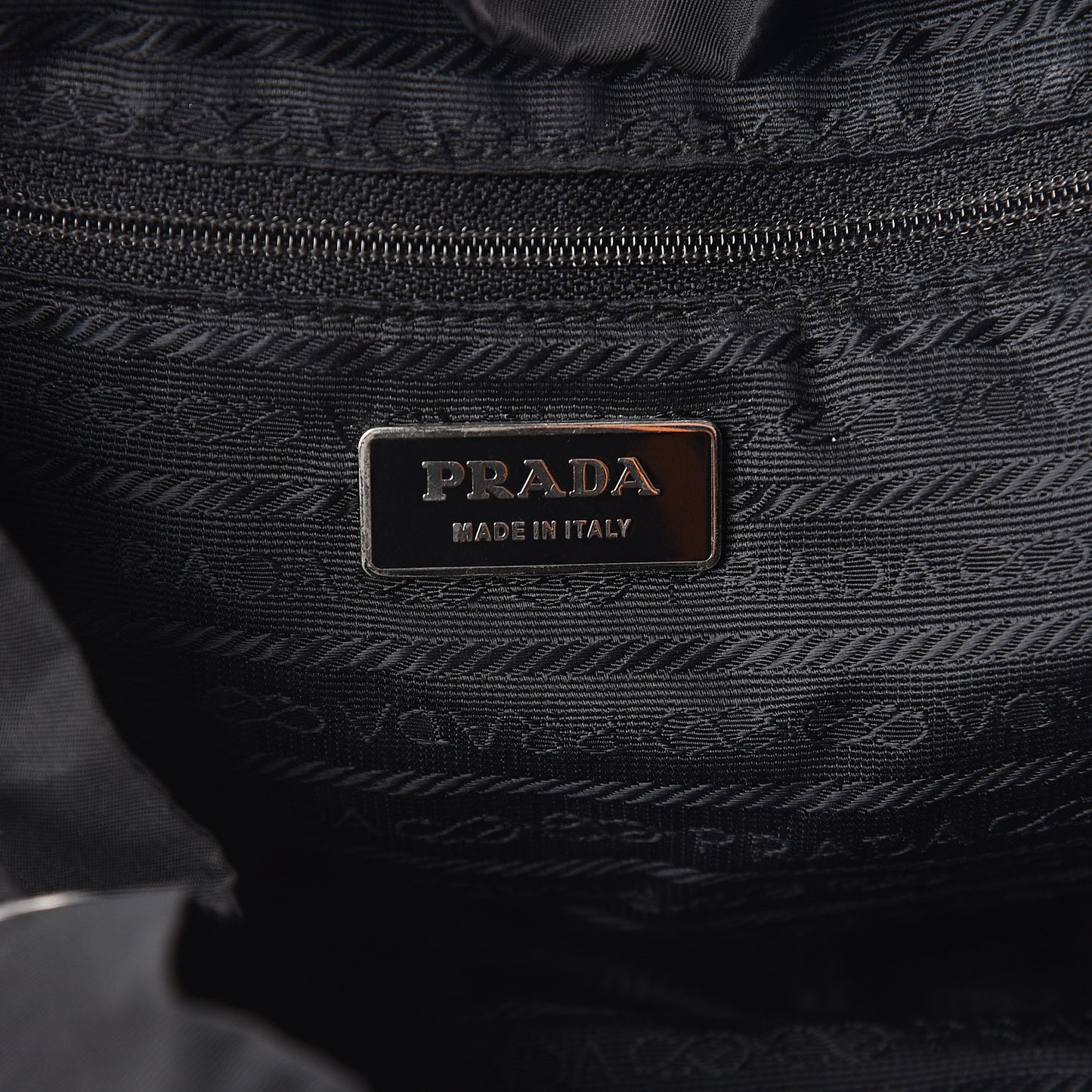 Nylon Vela Medium Backpack Black