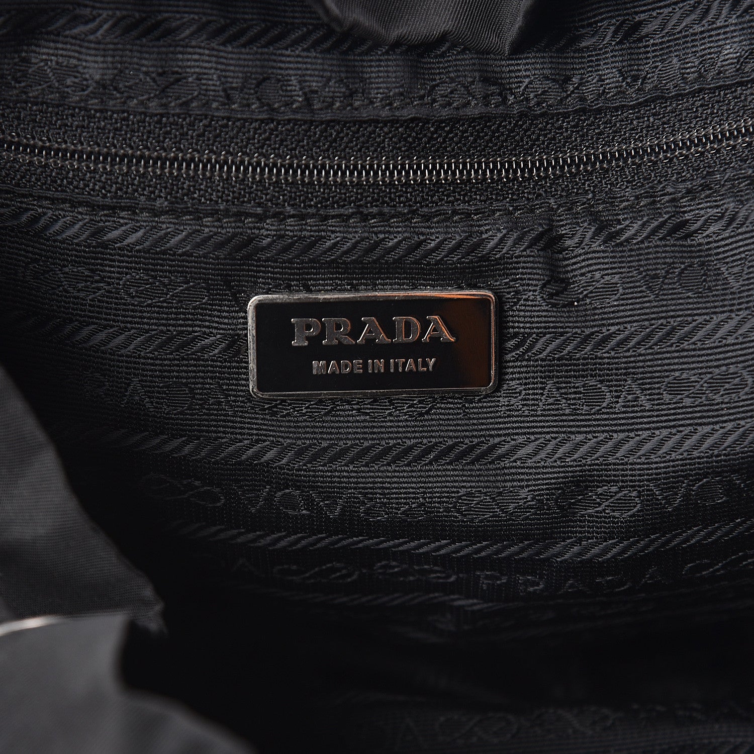 Prada Nylon Vela Medium Backpack Black 5 of 8