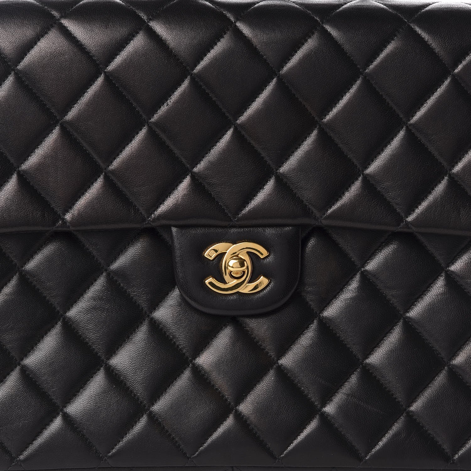 Chanel Lambskin Quilted Backpack Black 11 of 12