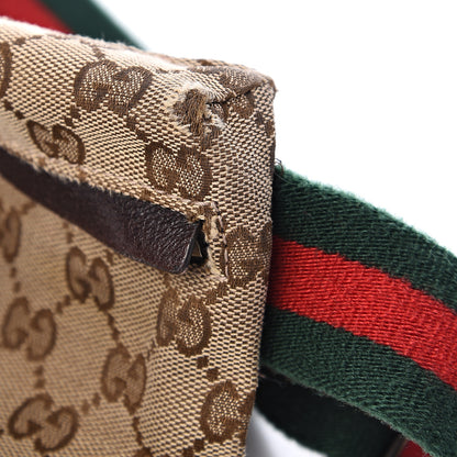 Gucci Monogram Web Belt Bag Dark Brown 10 of 12