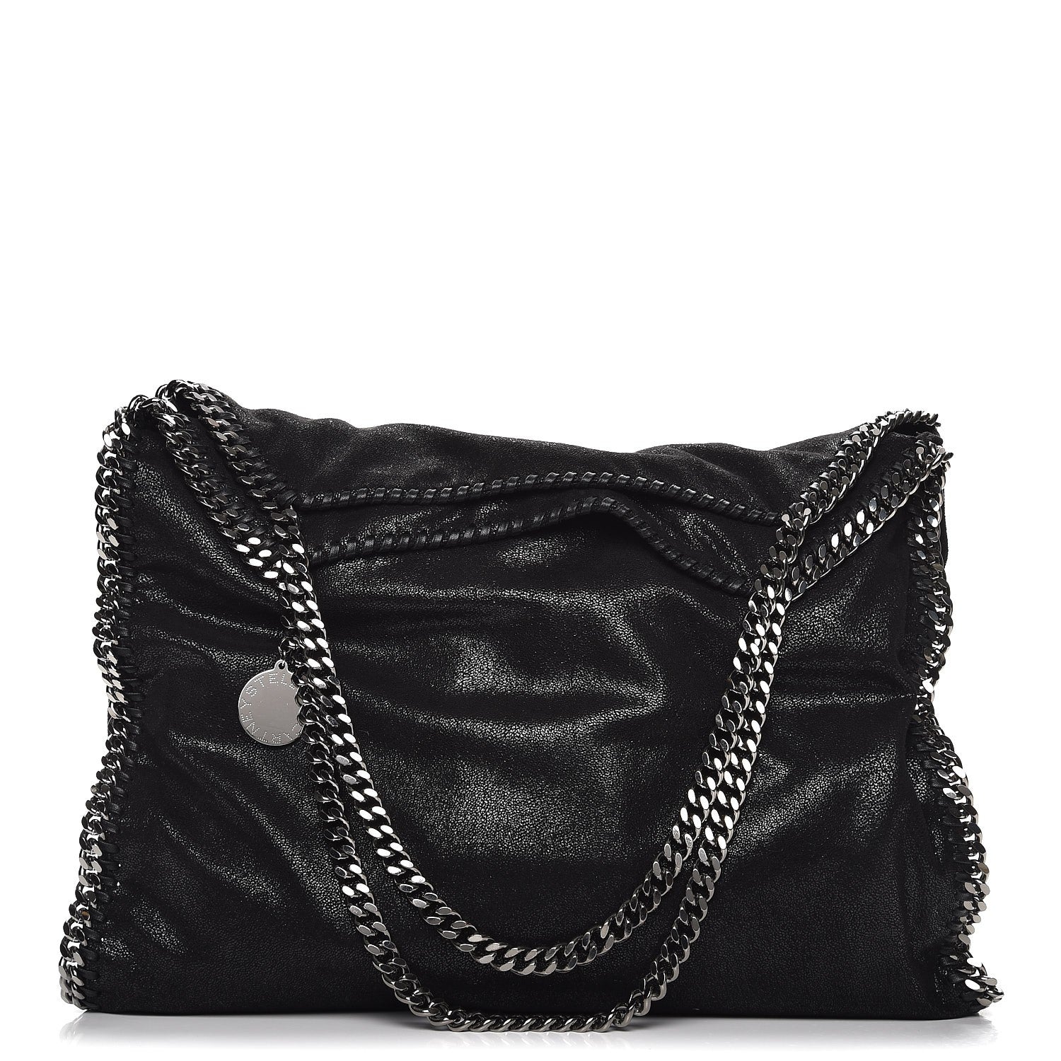 Stella McCartney Shaggy Deer Big Falabella Tote Black 1 of 8