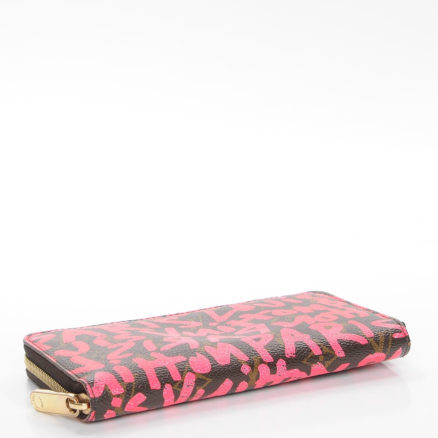 Monogram Graffiti Zippy Wallet Fuchsia