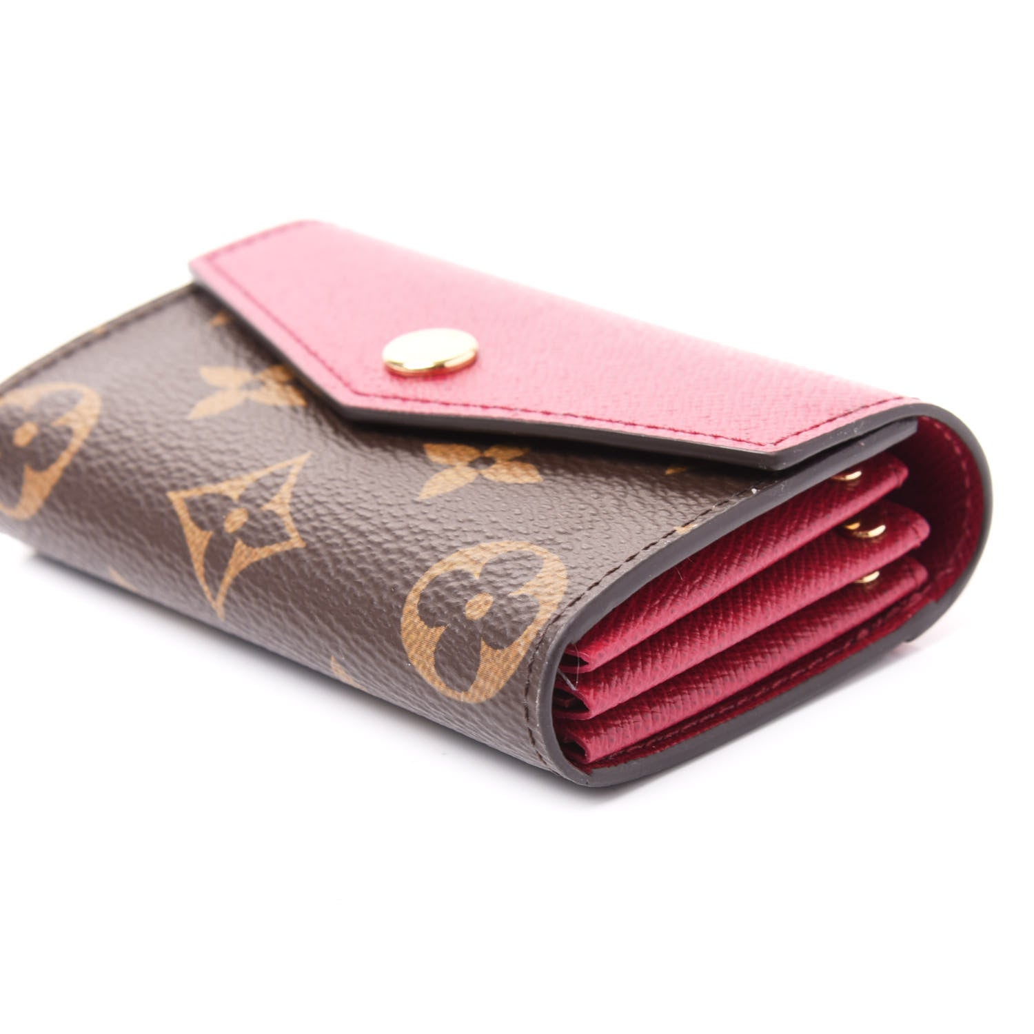 Louis Vuitton Monogram Sarah Multicartes Fuchsia 6 of 10