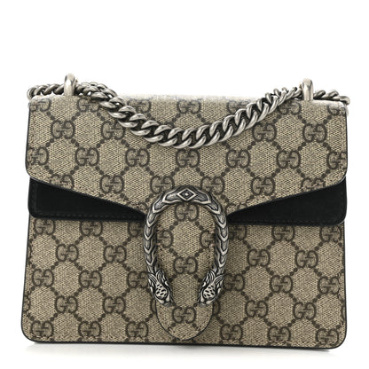 Gucci GG Supreme Monogram Mini Dionysus Shoulder Bag Black 1 of 11