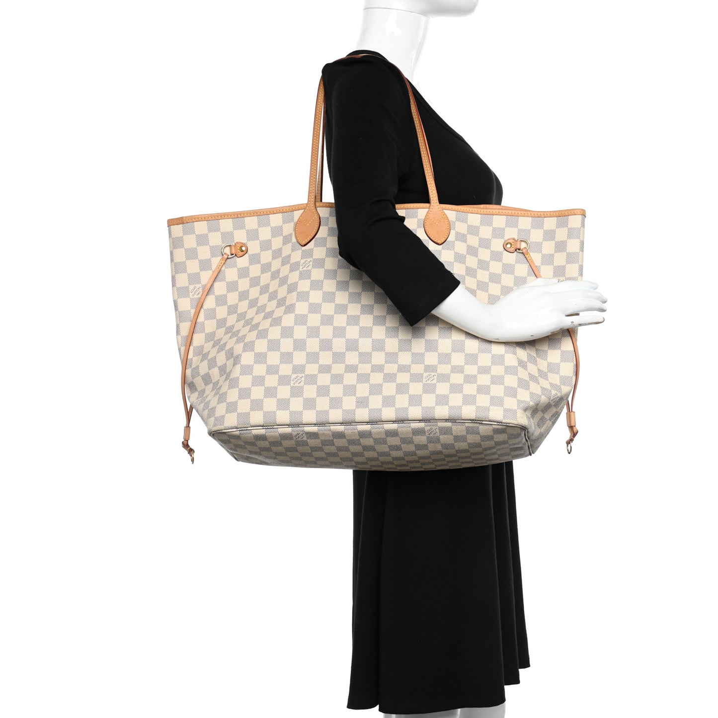 Damier Azur Neo Neverfull GM Rose Ballerine