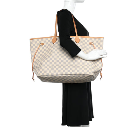 Louis Vuitton Damier Azur Neo Neverfull GM Rose Ballerine 2 of 16