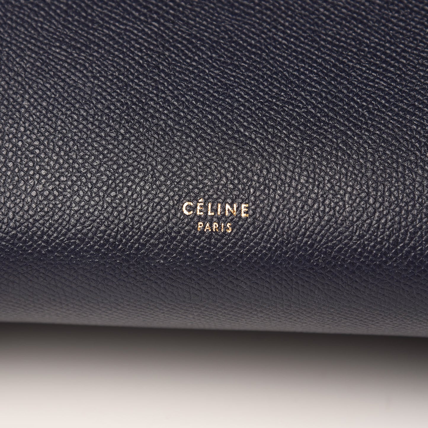Baby Grained Calfskin Micro Belt Bag Steel Blue