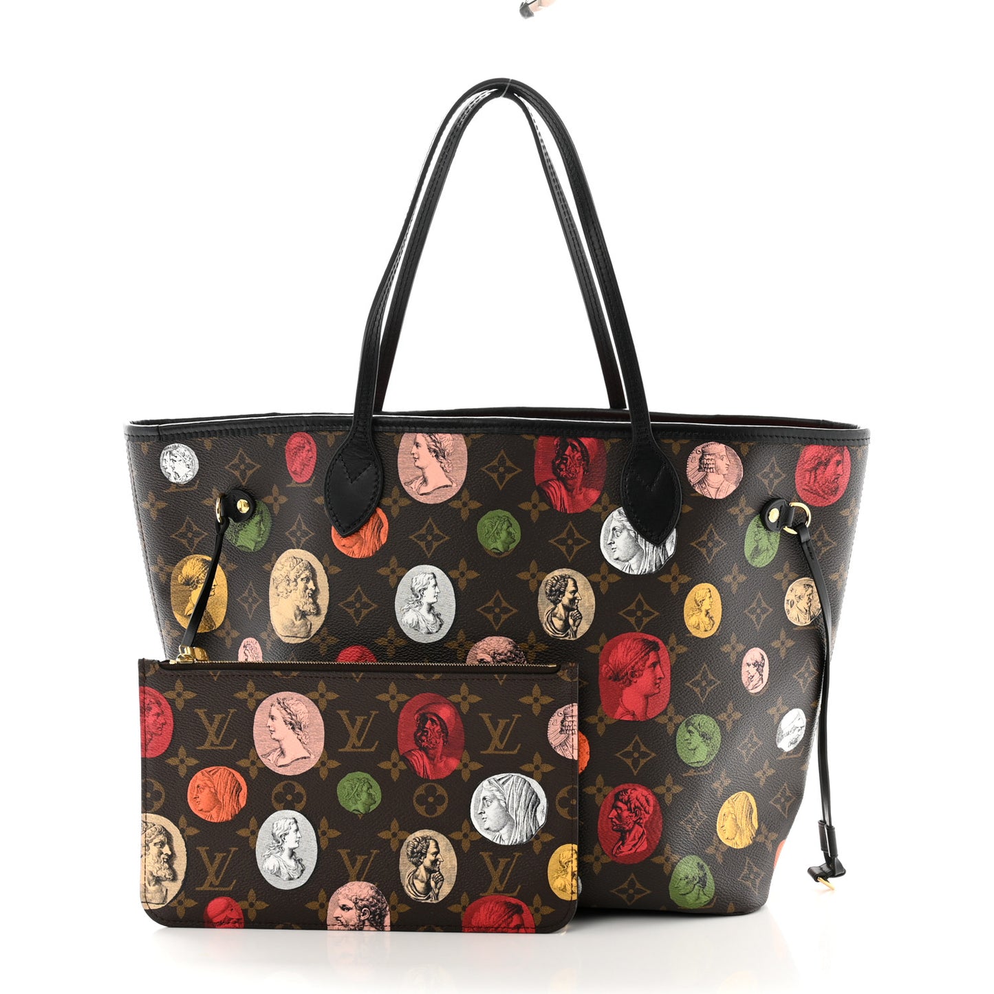 X Fornasetti Monogram Cameo Neverfull MM
