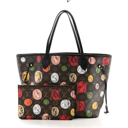Louis Vuitton X Fornasetti Monogram Cameo Neverfull MM 3 of 10