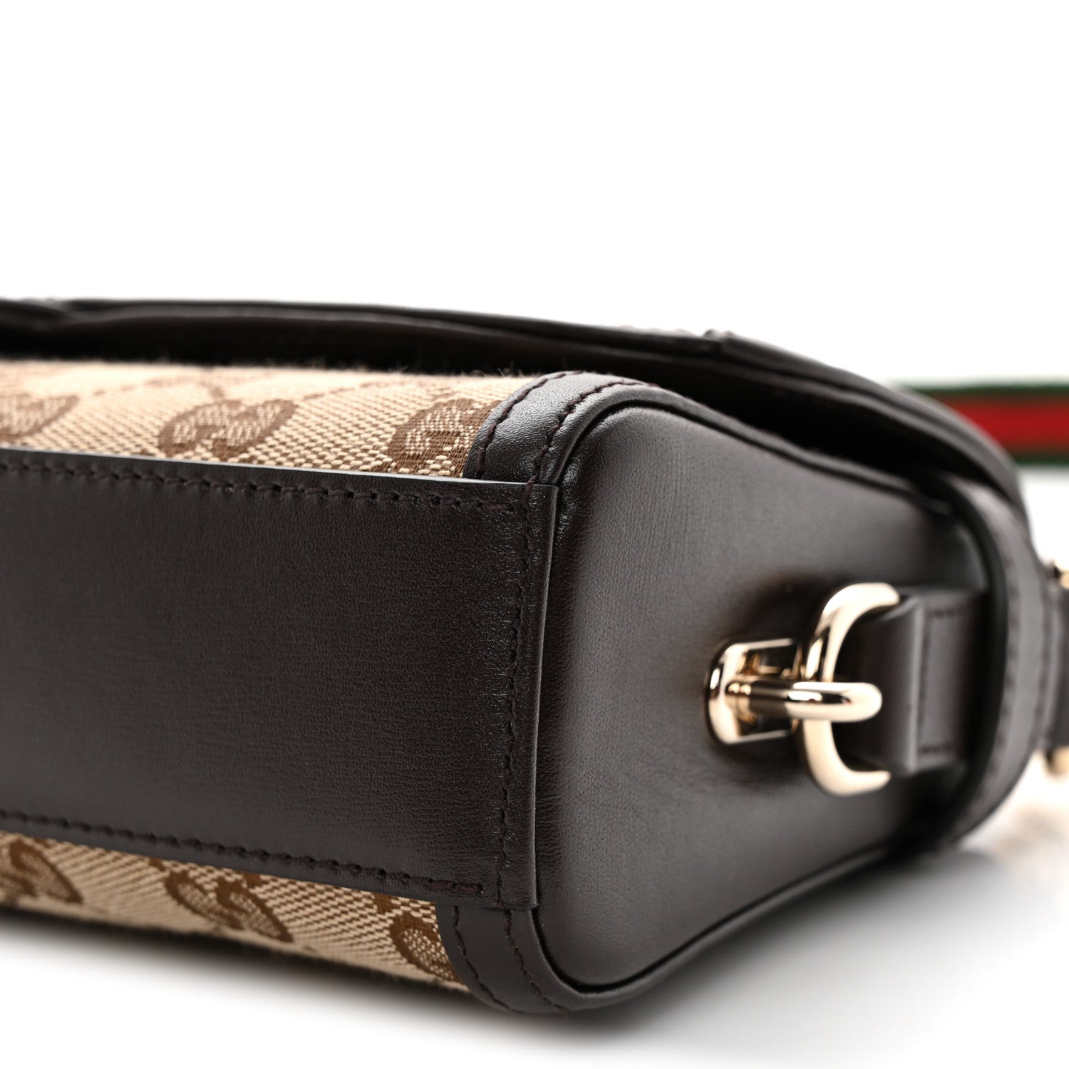 Gucci GG Monogram Small Luce Shoulder Bag Beige Ebony 10 of 11