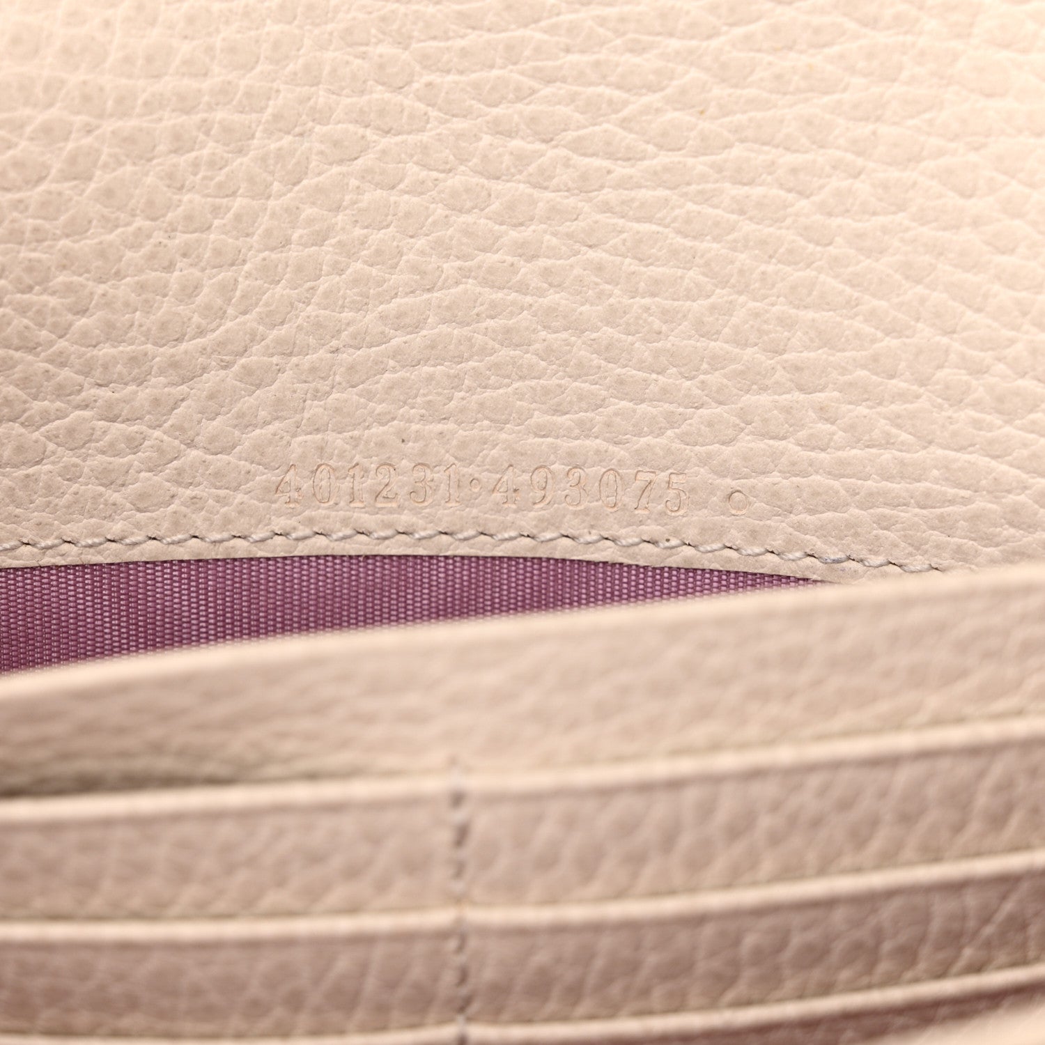 Gucci Dollar Calfskin Mini Dionysus Chain Wallet Mystic White 6 of 16