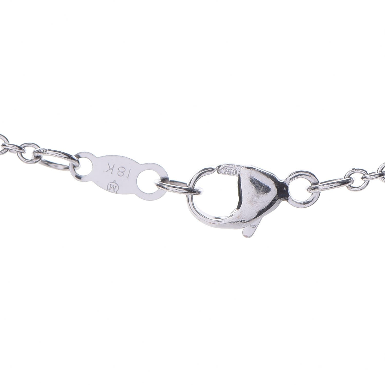 Mikimoto 18K White Gold Diamond Tahitian Pearl Morning Dew Pendant Necklace 6 of 7